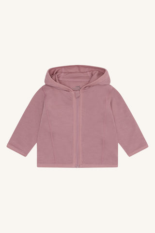 Merinowolle-Bambus Jacke Camil Pale Mauve von Hust & Claire
