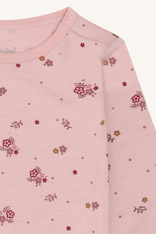 Merinowolle Body Bo Flora Adobe Rose von Hust & Claire