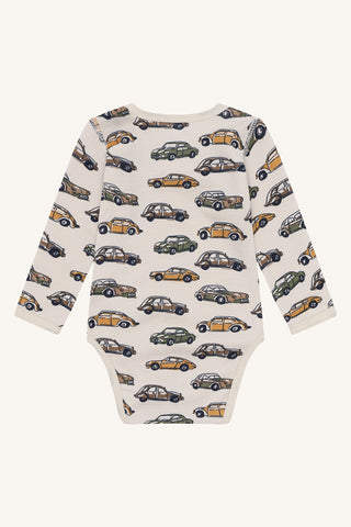 Merinowolle Body Bo Cars French Oak von Hust & Claire