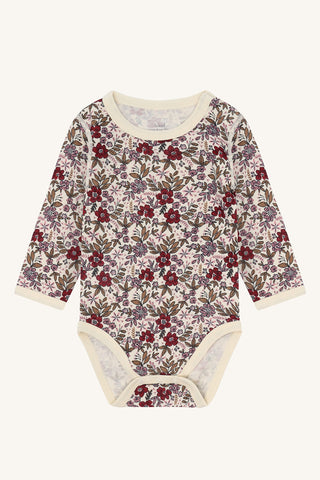 Merinowolle-Bambus Body Baloo Flor Off White von Hust & Claire