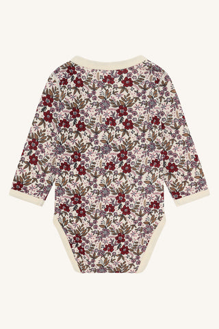 Merinowolle-Bambus Body Baloo Flor Off White von Hust & Claire