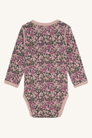 Merinowolle-Bambus Body Baloo Flor Adobe Rose von Hust & Claire