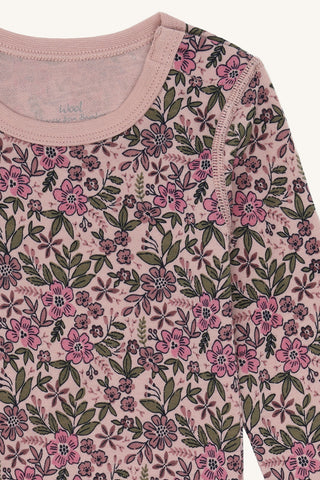 Merinowolle-Bambus Body Baloo Flor Adobe Rose von Hust & Claire