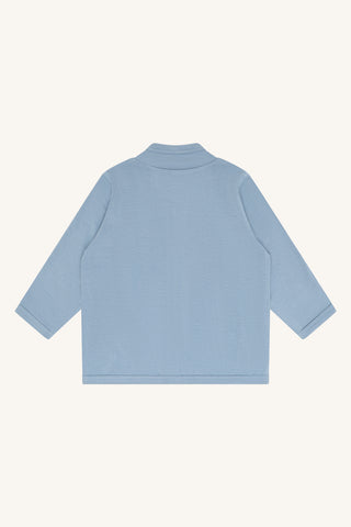 Bambus Jacke Curd Light Blue von Hust & Claire