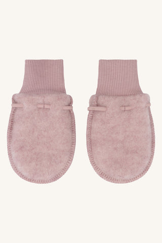Merino Wollfleece Handschuhe Rosa von Hust and Claire