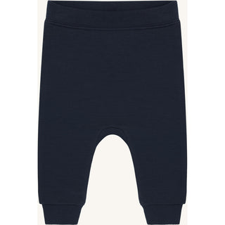 Merinowolle Hose Golf Solid Blues von Hust & Claire