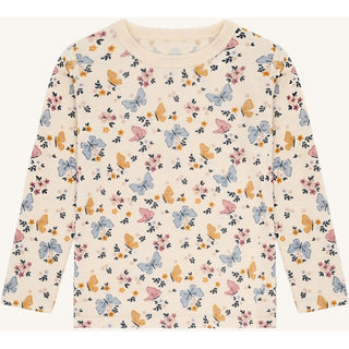 Merinowolle Shirt Awo Butterfly Off White von Hust and Claire