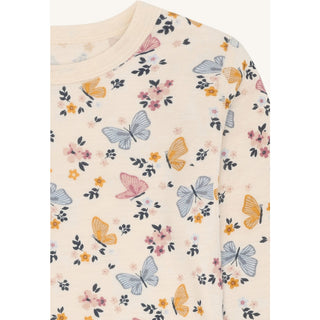 Merinowolle Shirt Awo Butterfly Off White von Hust and Claire