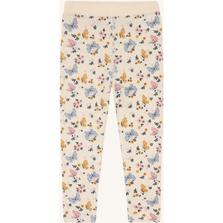 Merinowolle Leggings Liro Butterfly Off White von Hust and Claire