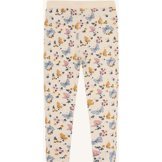 Merinowolle Leggings Liro Butterfly Off White von Hust and Claire