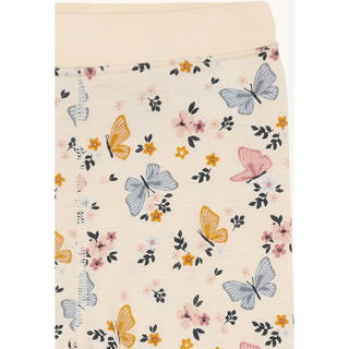 Merinowolle Leggings Liro Butterfly Off White von Hust and Claire