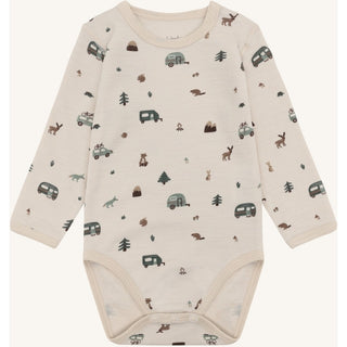 Merinowolle Body Bo Camp Off White von Hust & Claire