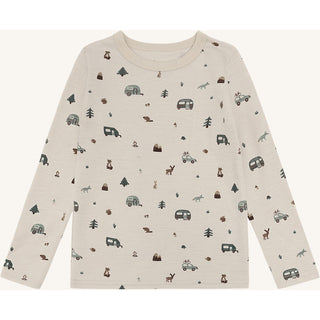 Merinowolle Shirt Awo Camp French Oak von Hust and Claire