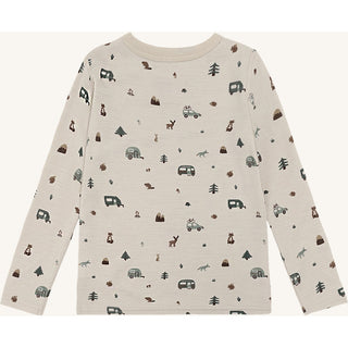 Merinowolle Shirt Awo Camp French Oak von Hust and Claire