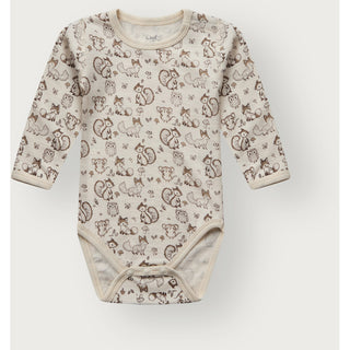 Merinowolle Body Bo Woodland Off White von Hust & Claire