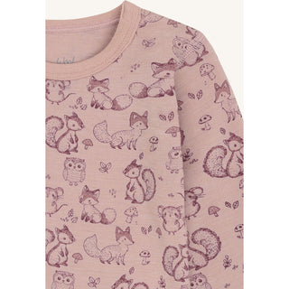 Merinowolle Body Bo Woodland Dusty Rose von Hust & Claire