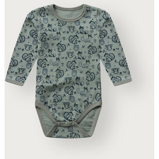 Merinowolle Body Bo Woodland State Green von Hust & Claire