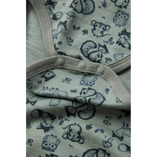 Merinowolle Body Bo Woodland State Green von Hust & Claire