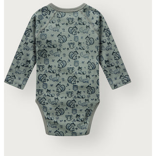 Merinowolle Wickelbody Bo Woodland State Green von Hust & Claire