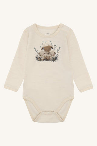 Merinowolle Body Bo Sheep Off White von Hust & Claire
