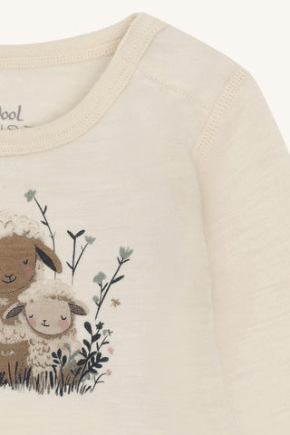 Merinowolle Body Bo Sheep Off White von Hust & Claire