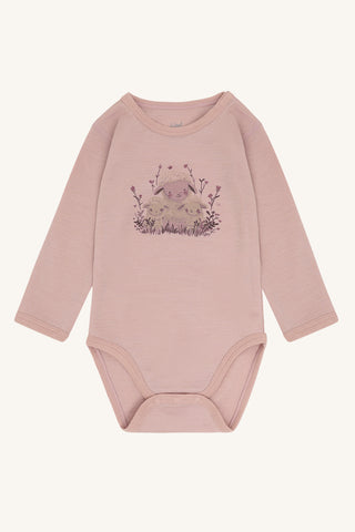 Merinowolle Body Bo Sheep Dusty Rose von Hust & Claire