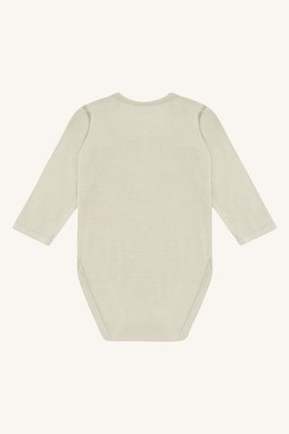 Bambus Langarm Body Buller Greene Stone von Hust and Claire