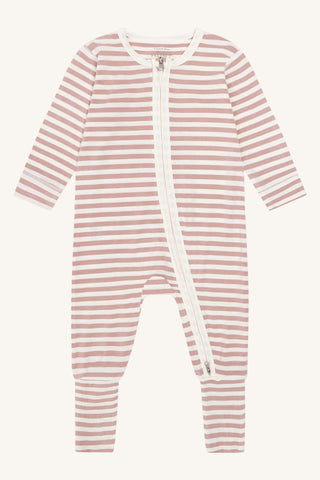 Bambus Pyjama Mulle Skyway Old Rosie gestreift von Hust and Claire