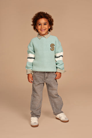 Jeanshose Denim Wide Fit Grau von Stains & Stories