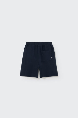 Musselin-Shorts Alex Navy Blau von Cozmo