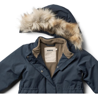 Winterjacke Mathilde Tech Blau für Kids von Wheat