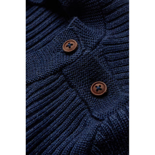Merinowolle Strickpullover Pil Blues Blau von Hust and Claire