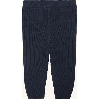 Merinowolle Strickhose Lui Blues Blau von Hust and Claire