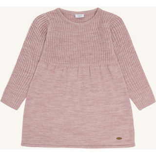 Merinowolle Strickkleid Duri Heather Rosa von Hust & Claire