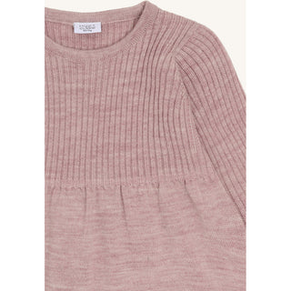 Merinowolle Strickkleid Duri Heather Rosa von Hust & Claire