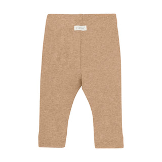 Modal Baby-Leggings Braun Meliert von Fixoni