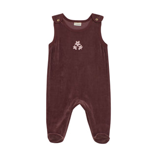 Velour Strampler und Body-Set Violett von Fixoni