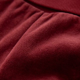 Velour Hose Syrah Rot von Fixoni