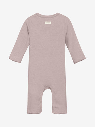 Modal Strampler Pale Mauve Melange von Fixoni