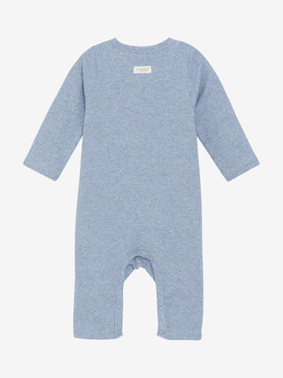 Modal Strampler Rain Washed Melange Blau von Fixoni