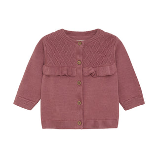 Strickjacke in Mauve von Fixoni