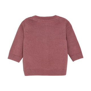 Strickjacke in Mauve von Fixoni