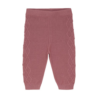 Strickhose in Mauve von Fixoni