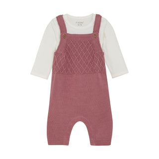 Strickromper und Body Set in Mauve von Fixoni