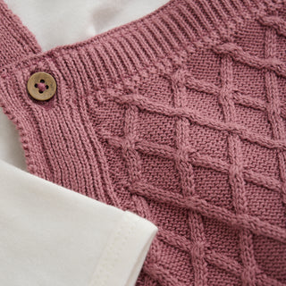 Strickromper und Body Set in Mauve von Fixoni