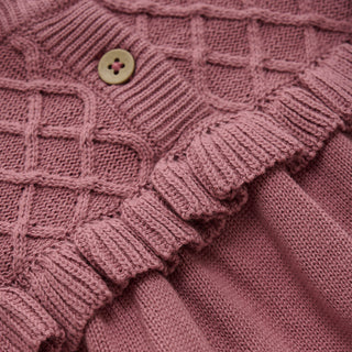 Strickkleid in Mauve von Fixoni
