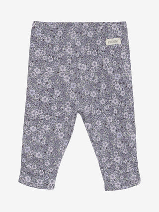Baby-Leggings Tristle Lila mit Blumenmuster von Fixoni
