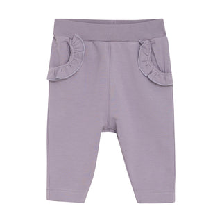 Bambus-Baumwolle Hose Purple Ash Lila von Fixoni