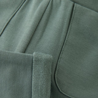 Bambus-Baumwolle Hose Laurel Wreath Grün Fixoni