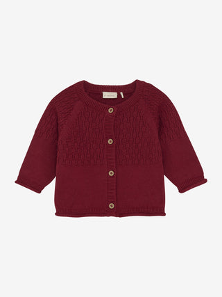 Strickjacke Syrah Rot von Fixoni